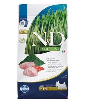 Levně N&D SPIRULINA DOG Adult Mini Lamb & Wolfberry 2 kg