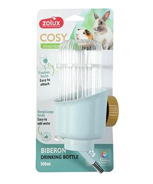 Levně Napáječka hlodavec COSY květina modrá Zolux 500ml modrá