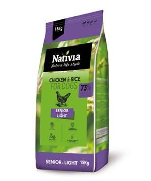 Levně Nativia Dog Senior&Light 2x15 kg