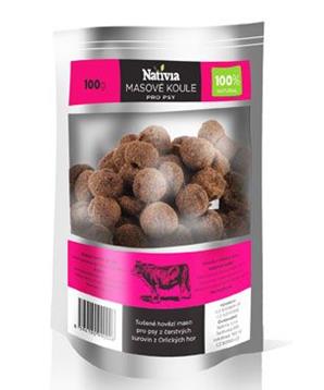 Nativia Sušené masové koule pochoutka pro psy