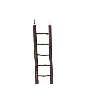 Levně Natural Living dřevěný žebřík přírodní dřevo 5 příček/26 cm