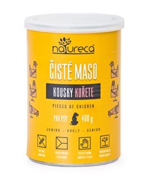 Levně NATURECA konz. kuřecí kousky pro psy 400g