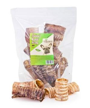 NATURECA pochoutka Hovězí hrtany sušené krátké