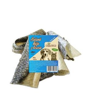 NATURECA pochoutka Losos kůže sušená