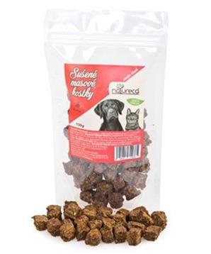 Levně NATURECA pochoutka Masové kostky-Kachna, 100%maso 150g