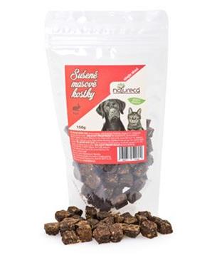 Levně NATURECA pochoutka Masové kostky-Zajíc, 100%maso 150g
