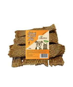 Levně NATURECA pochoutka Masové pláty-Husa, 100%maso 100g