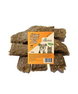 Levně NATURECA pochoutka Masové pláty-Jehně, 100%maso 100g