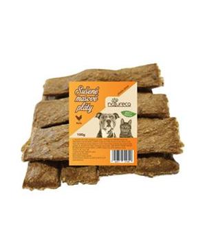 Levně NATURECA pochoutka Masové pláty - Kuře, 100%maso 100g