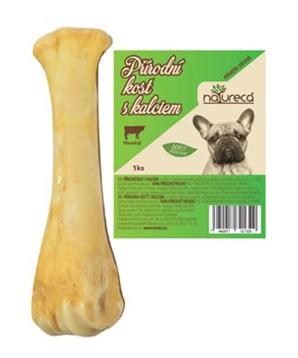 Levně NATURECA pochoutka Přírodní kost s kalciem 1 ks