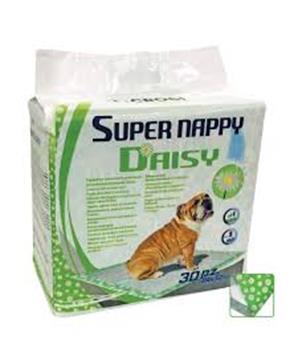 Levně Návyková podložka Super Nappy Sedmikráska 57 x 54 cm (30 ks)