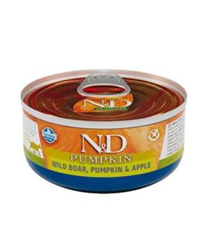 Levně N&D CAT PUMPKIN Adult Boar & Apple 70 g
