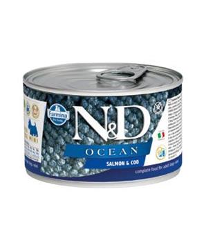 Levně N&D DOG OCEAN Adult Salmon & Codfish Mini 140 g