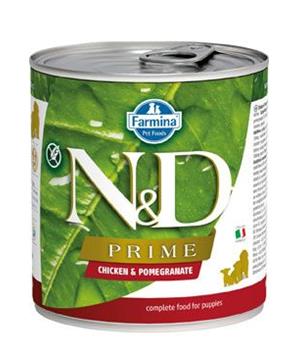 Levně N&D DOG PRIME Puppy Chicken & Pomegranate 285 g