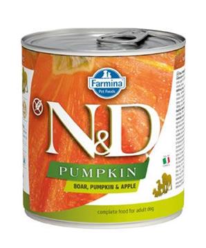 Levně N&D DOG PUMPKIN Adult Boar & Apple 285 g