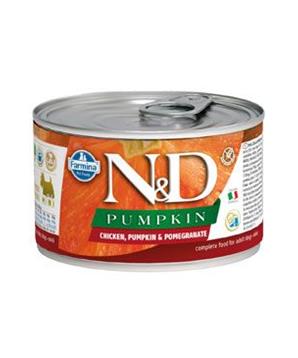 Levně N&D DOG PUMPKIN Adult Chicken & Pomegranate Mini 140 g