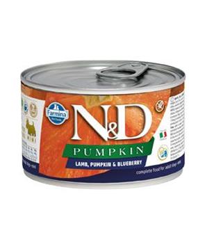 Levně N&D DOG PUMPKIN Adult Lamb & Blueberry Mini 140 g