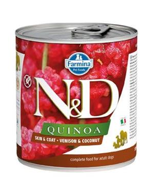 Levně N&D DOG QUINOA Venison & Coconut 285 g