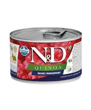 Levně N&D DOG QUINOA Weight Mnmgmt Lamb & Brocolli Mini 140 g