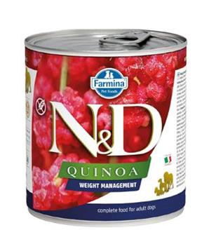 Levně N&D DOG QUINOA Weight Mnmgmt Lamb & Brocolli 285 g