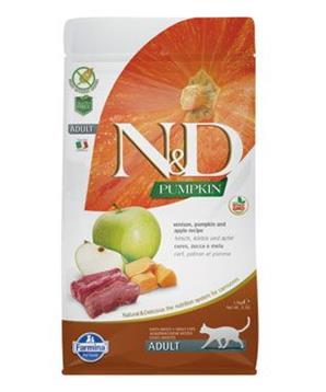 Levně N&D GF Pumpkin CAT Venison & Apple 1,5 kg