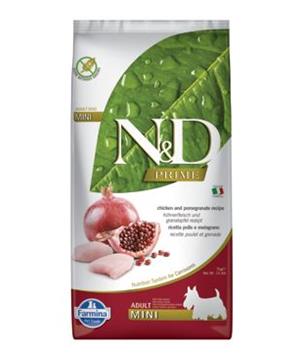Levně N&D PRIME DOG Adult Mini Chicken&Pomegranate 2,5 kg