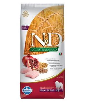 Levně N&D LG DOG Adult Giant Chicken & Pomegranate 12 kg