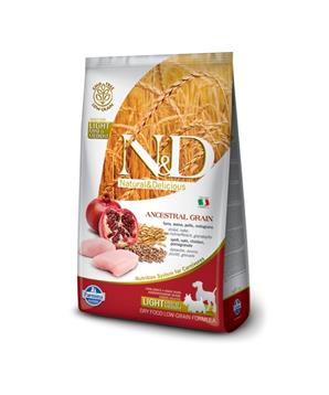 N&D LG DOG Light M/L Chicken&Pomegranate