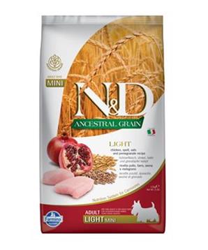 Levně N&D LG DOG Light Mini Chicken & Pomegranate 2,5 kg