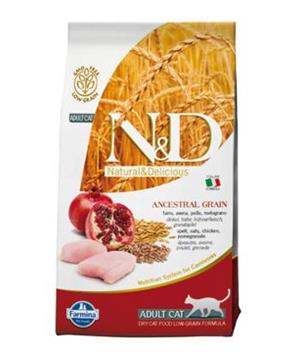 Levně N&D LG CAT Adult Chicken & Pomegranate 1,5 kg