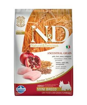 Levně N&D LG DOG Adult Mini Chicken & Pomegranate 2,5 kg
