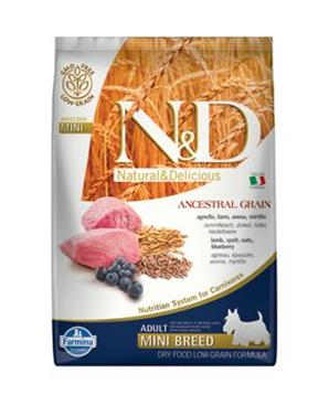 Levně N&D LG DOG Adult Mini Lamb & Blueberry 2,5 kg