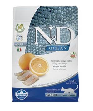 Levně N&D OCEAN CAT GF Adult Herring & Orange 10 kg