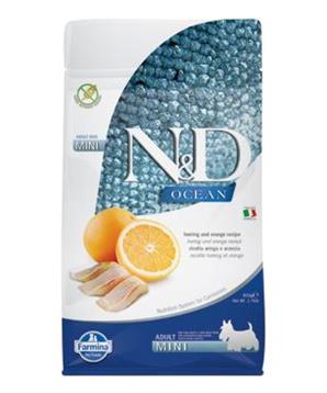 Levně N&D OCEAN DOG Adult Mini Herring & Orange 2,5 kg
