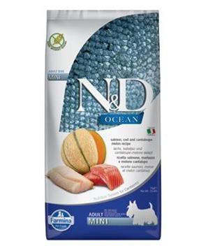 Levně N&D OCEAN DOG Adult Mini Salmon & Cod & Melon 2,5 kg