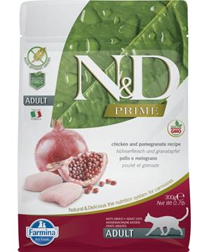 Levně N&D PRIME CAT Adult Chicken & Pomegranate 1,5 kg