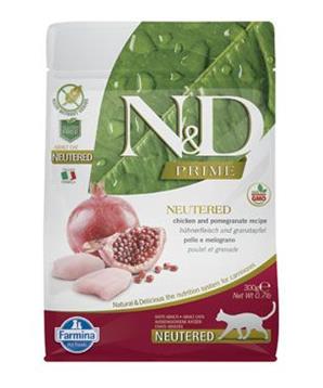 Levně N&D PRIME CAT Neutered Chicken&Pomegranate 1,5 kg
