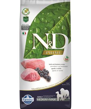 N&D PRIME DOG Adult M/L Lamb & Blueberry
