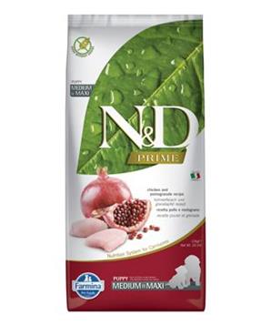 Levně N&D PRIME DOG Puppy Medium & Maxi Chicken & Pomegranate 12 kg