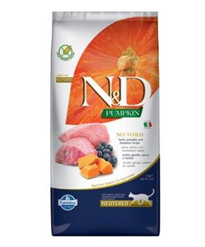 Levně N&D Pumpkin CAT Neutered Lamb & Blueberry 1,5 kg