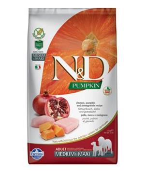 Levně N&D Pumpkin DOG Adult M/L Chicken&Pomegranate 12 kg
