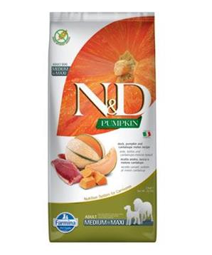 Levně N&D Pumpkin DOG Adult M/L Duck & Cantaloupe melon 12 kg