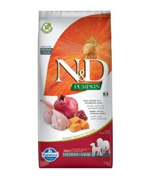 Levně N&D Pumpkin DOG Adult M/L Quail & Pomegranate 12 kg