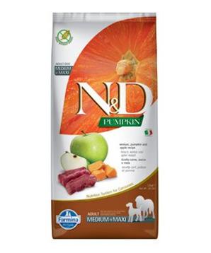 Levně N&D Pumpkin DOG Adult M/L Venison & Apple 12 kg