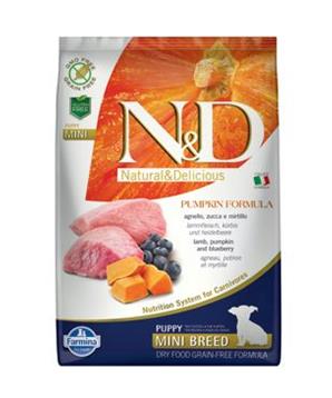 Levně N&D Pumpkin DOG Puppy Mini Lamb & Blueberry 2,5 kg