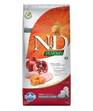 N&D Pumpkin DOG Puppy M/L Chicken & Pomegranate