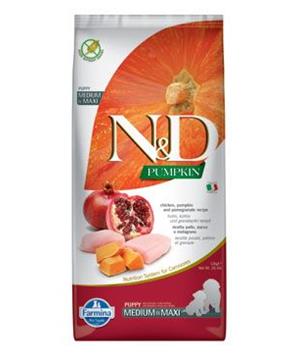 Levně N&D Pumpkin DOG Puppy M/L Chicken & Pomegranate 12 kg