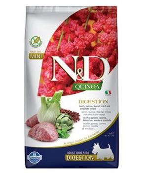 Levně N&D Quinoa DOG Digestion Lamb & Fennel Mini 2,5 kg