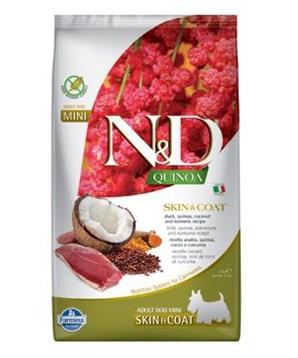 Levně N&D Quinoa DOG Skin & Coat Duck & Coconut Mini 2,5 kg
