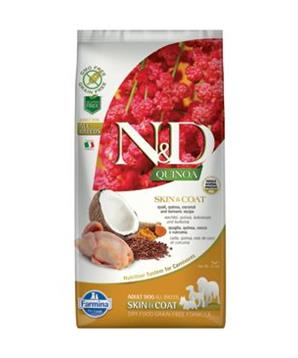 Levně N&D Quinoa DOG Skin & Coat Quail & Coconut S/M/L 7 kg